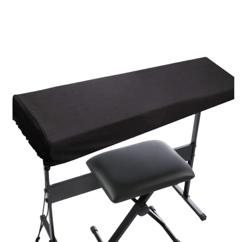 Fundas para teclado, cubierta antipolvo de piano impermeable para teclado electrónico, protector de órgano a prueba de polvo con cierre elástico para los amantes de la música