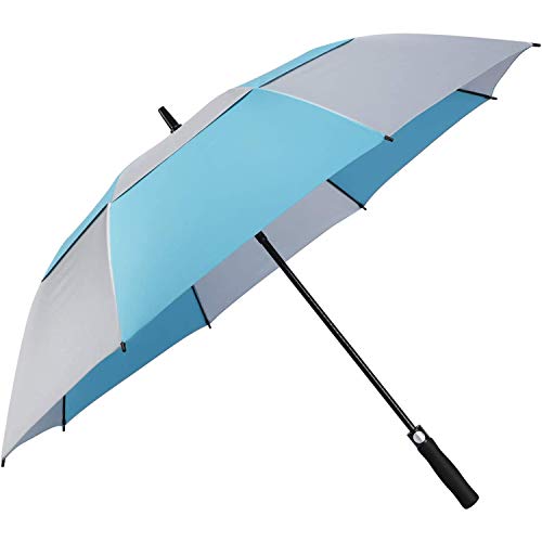 G4Free 68 inch Oversize Windproof Automatic Open Golf Umbrella Double Canopy Vented Waterproof