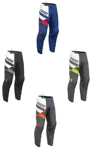 Thor Sector Checker MX Adult Motocross Trousers Off Road Motorcycle Sports Quad Dirt Bike ATV Enduro Race BMX Pants (Charcoal/Acid, XL/36 inches) Thor Sector Checker MX Adult Motocross Trousers Off Road Motorcycle Sports Quad Dirt Bike ATV Enduro Race BMX Pants (Charcoal/Acid, XL/36 inches)