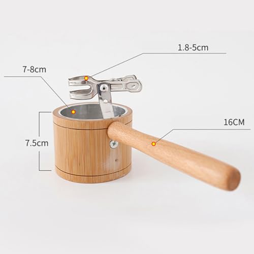 Moxibustion de l'abdomen avec ce support en bois portable - 2