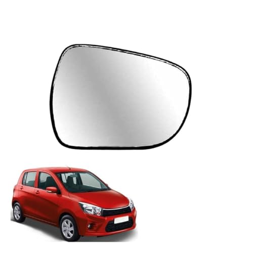 Image of KyloXtreme Celerio T-1 (2013-2020) Driver Side (Right Side) Car Side Mirror Glass /Tukdi /Sub Mirror Plate