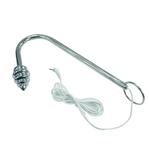 Crochet anal fil et plug perles avec masseur stimulation électrique