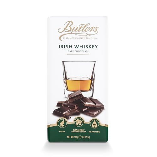 Butlers - Dark Chocolate Irish Whiskey Bar 90g x 1