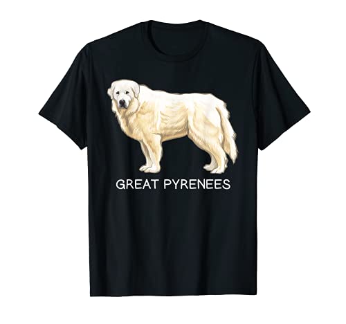 Great Pyrenee Crazy Dog Lover T-Shirt, Black