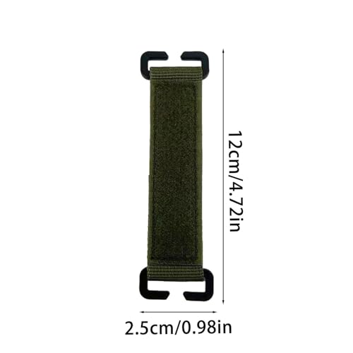 Molles - Tiras de panel, soporte de parche táctico, organizador de accesorios de engranajes, diseño ligero, fácil instalación, juego de 4 piezas, ideal para mochila, chaleco y configuración de equipo - imagen 2