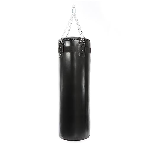 LUXTRI Saco de Boxeo 120 cm 25 kg con Relleno Saco de Arena con Cadena para Entrenamiento