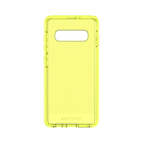 Coque Samsung S10+ tech21 anti-chute FlexShock jaune fluo - 2
