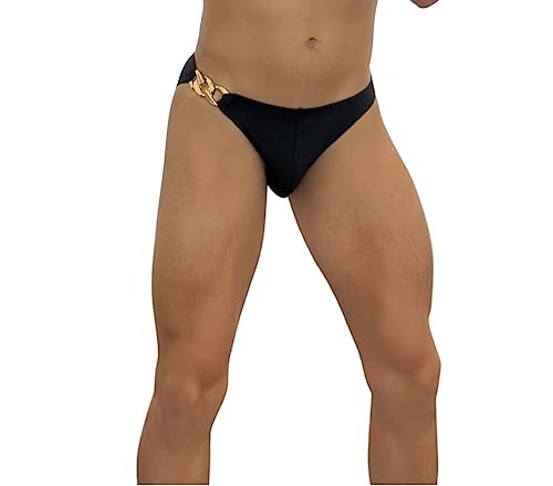 Gold Chain Men’s Briefs, Swimwear, Durable and Comfortable for Any Type of Activity! 4 Different Solid Colors!4
