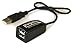 Produktbild Plugable USB Hub, 2.0 2-Port High Speed Ultra kompakter Splitter (480 Mbit/s, USB 2.0 Windows, Linux, OS X, Chrome OS)