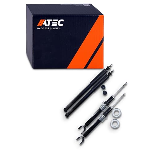ATEC Germany 4x amortisseurs à gaz avant et arrière, Compatible avec MERCEDES-BENZ Classe E (W211)