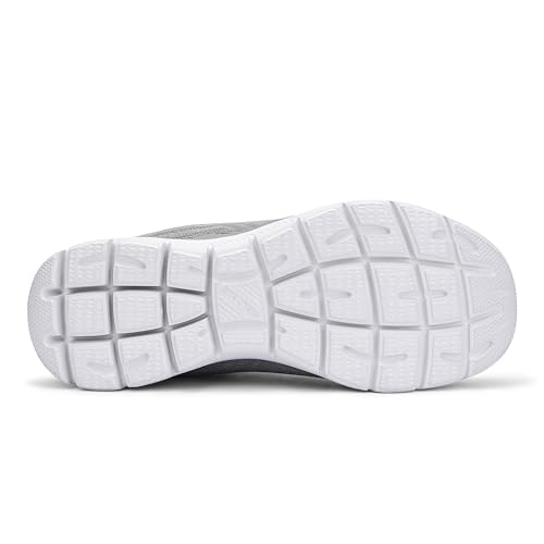 Image of Skechers Womens Summits Grey Coral Casual Slip On Shoe