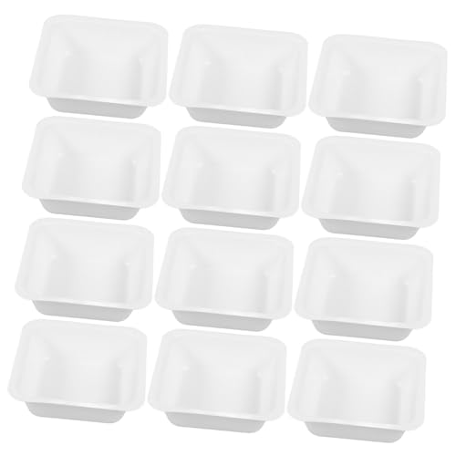 iplusmile 80 pièces plateaux de pesée carrés pour laboratoire - 5