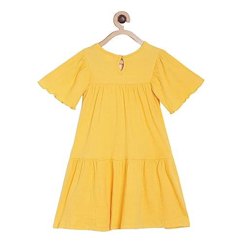 Image of miniklub Girls Red Checked Fit And Flare Dress