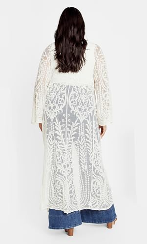 Image of City Chic Women's Plus Size Pretty Thing Duster