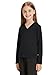 QBK 4T to Youth Neon Shirt Kids Rash Guard UPF 50+ V-Neck Dry Fit Athletic Performance Long Sleeve Shirts for Boys and Girls(Black XL)
