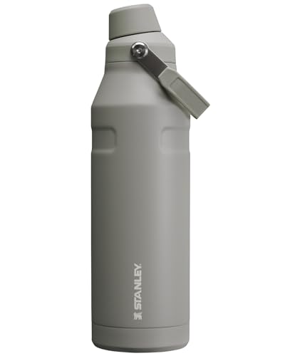 Image of Stanley IceFlow Fast Flow Water Bottle 50 oz | Angled Spout Lid | Lightweight and Leakproof for Travel and Sports | Insulated Stainless Steel | BPA-Free | Ash