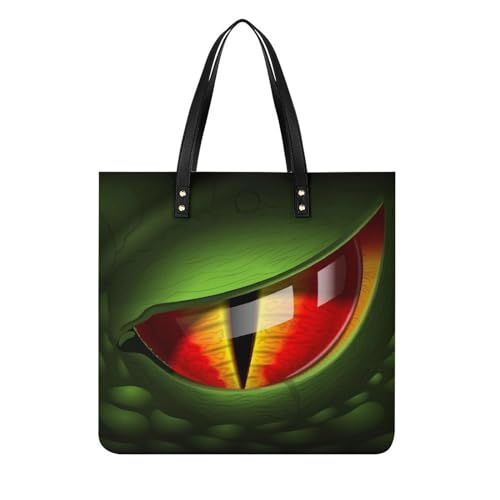 Shopper sac à bandoulière yeux verts femmes grand cabas de voyage