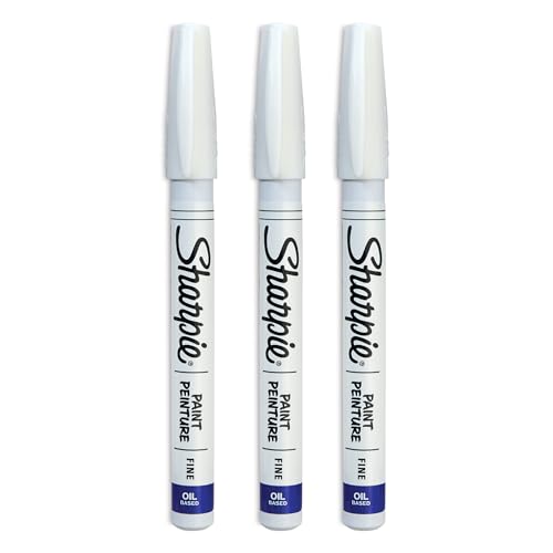 Sharpie Permanent Paint Marker Fine Point [Set of 3]