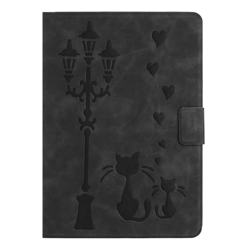 Étui pour Kindle Fire HD 10 2023 2021 évite les rayures d'écran avec rabat portefeuille noir