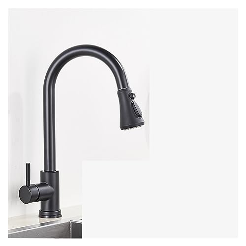Grifo extraíble negro para fregadero que transforma tu cocina en un espacio funcional 2