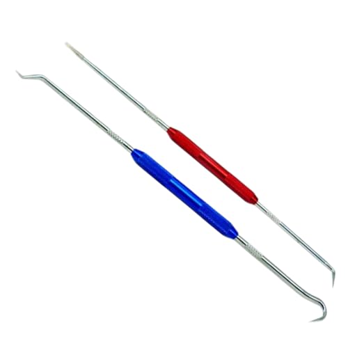 Set Di Rimodellamento Della Guarnizione Del'olio - Precisione O -ring Pick Per Auto, Strumento Di Rimozione Della Tastiera | Il Set A 2 Pezzi Di Pick Snella E Facile Da Colpire Ha Una Forma Del Ganci