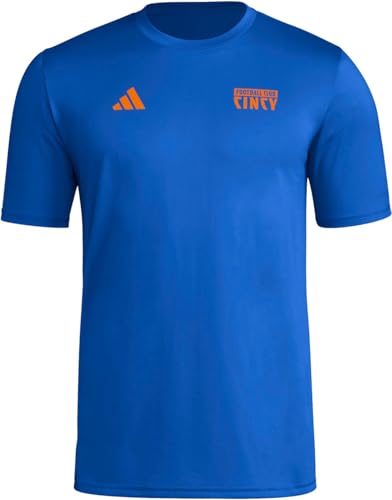 adidas Men's FC Cincinnati Local Warp Pre-Game Short Sleeve T-Shirt