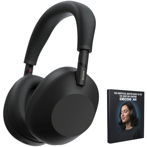 Sony WH-1000XM6 The Best Noise Canceling Wireless Headphones, HD NC Processor QN3, 12 Microphones, Adaptive NC Optimizer, Mastered by Engineers, Studio-Quality, 30-Hour Battery with Deco Guide Bundle