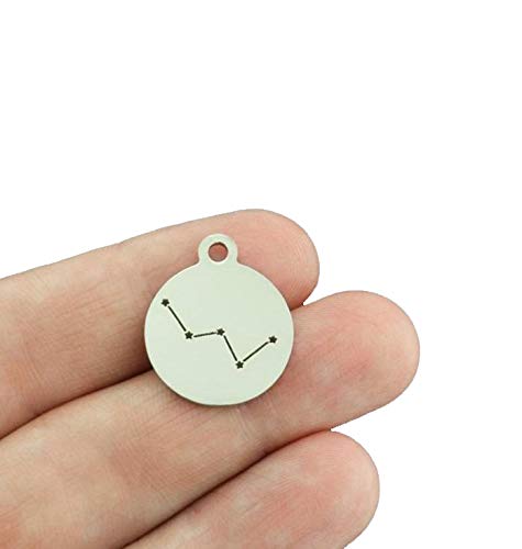 Bohemian FindingsConstellation Stainless Steel Charm - Cassiopeia - Exclusive Line - Quantity Options - BFS5554