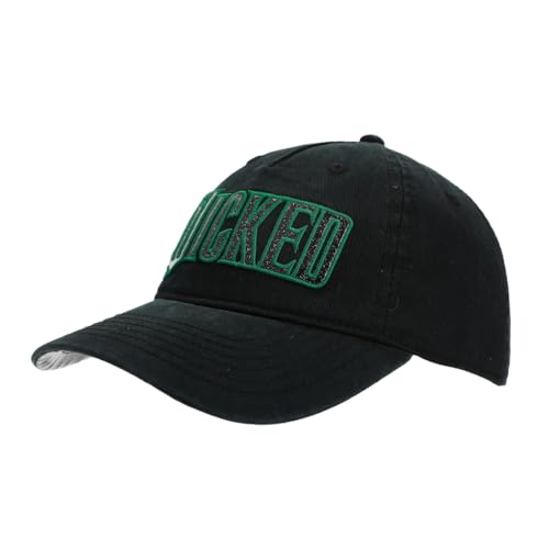 Casquette baseball femme noir Wicked Glitter Print Logo