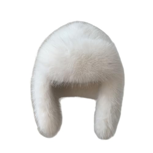 Bonnet d'hiver ajustable style rétro tricoté avec oreillettes