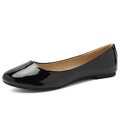 CIOR Women Ballet Flats Classy Simple Casual Slip-on Comfort Walking Shoes