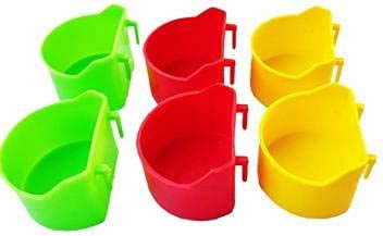 Kapoor Pets Caged Bird Feeder (Multicolor) Bird Feeder Plastic Cups Set of 6 (120ml) Multicolor (B097PNDRC3) Amazon Price History, Amazon Price Tracker