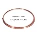 Copper Wire for Jewelry Making, Pure T2 Solid Wire Diameter 2 mm-5 mm, Length 10 Meters for Industry, Handicraft Decoration, Handmade DIY Design(Diameter 5 mm)
