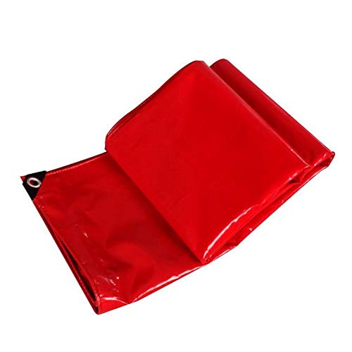 Preisvergleich Produktbild Planen Regenfest Stoff Hochzeit Schuppen Sonnenschirm Segeltuch Frostschutzmittel Korrosionsschutz Isolierung Hitze Draussen Camping TIDLT (Farbe : Rot, größe : 3x3m)
