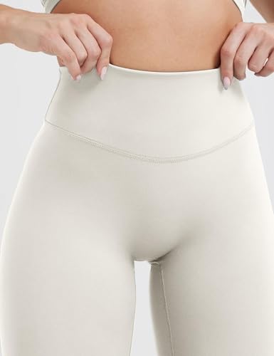 Olmlmt No Front Seam Workout Leggings for Women Tummy Control Butt Lifting Leggings Buttery Soft Gym Yoga Pants