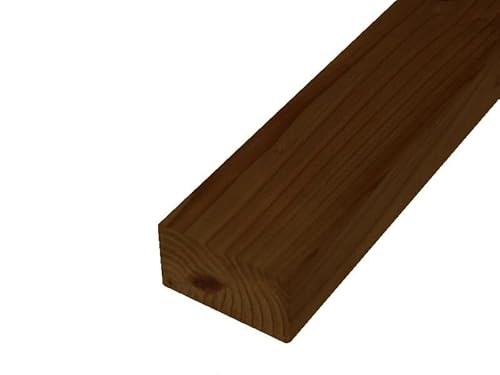 WOODPRO 国産杉 厚36mm×幅65mm×長さ390mm 屋外用塗装 DB(ダークブラウン)色 板材 厚み3.6cm 幅6.5cm 長さ39cm 受注生産