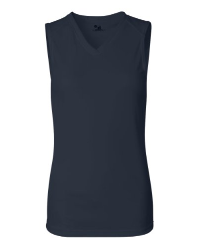 Badger Sport Navy Youth XS Sleeveless Wicking Tee