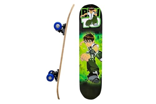 Image of BABAFAB Skateboards Deck 24''x 6'' use The Plywood, max Load is 100kg.Suitable for All-Level Riders with Different Riding Styles.(Ben -10)