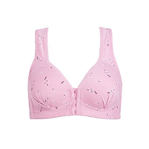 Brasier deportivo de alto impacto para mujer, cierre frontal, ajuste cómodo, parte superior sin espalda, acolchado, ideal para postcirugía y entrenamiento, talla 40DD