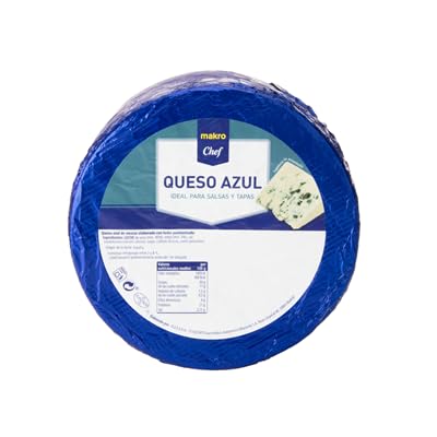 Queso Azul 5% Oveja, 2,5 Kg. Aprox. Chef – Sabor Intenso y Cremoso | Ideal para Salsas, Tapas y Recetas Gourmet | Perfecto para Fundir y Gratinar (Refrigerado)