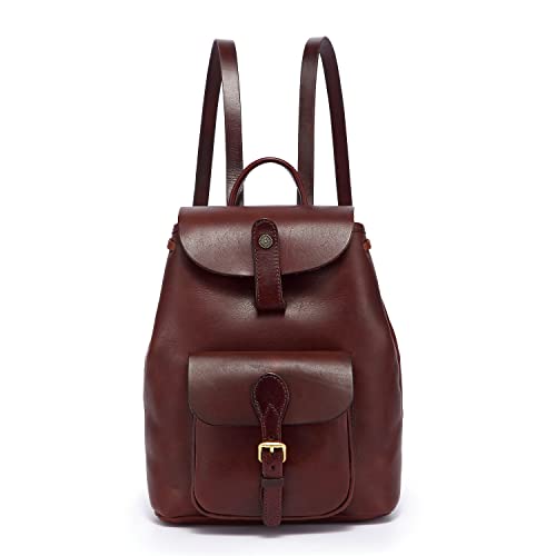 Genuine Leather Isla Backpack (Brown)