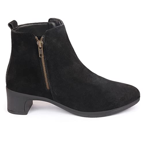Image of FAUSTO Women Flared Heel Boots