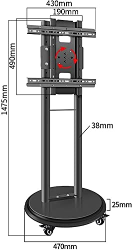 Soporte móvil universal para TV de 32-65 pulgadas miniatura 2