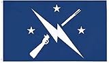 COLL7AWS 3X5 Minuteman Fallout STRIKE FLAG BANNER GROMMETS 100D waterproof