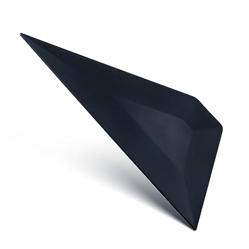 Image of FOSHIO Small Squeegee Window Tinting Tools, Triangle Car Wrap Vinyl Tucking Tool, for Wrapping, Wallpaper Smoothing, Film Application Kit (Black)