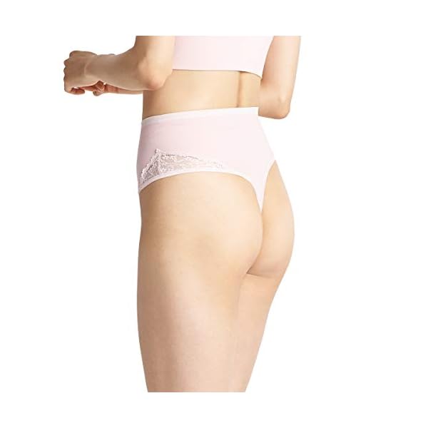 Yummie-Womens-Ultralight-Seamless-Lace-Insert-Shapewear-Thong Yummie womens Ultralight Seamless Lace Insert Shapewear Thong Panties, Lotus, Large-X-Large US