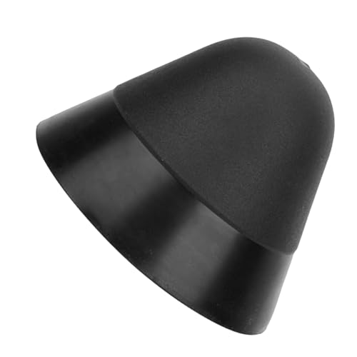 Samuliy Protector de cabeza anticolisión para barco, protector de cabeza anticolisión de 45/90 grados o plano, protector de kayak, accesorio de cono de repuesto para barco, canoa, kayak, color negro