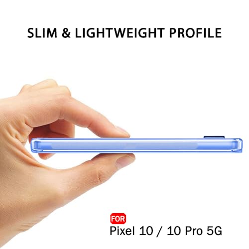 Image of TheGiftKart Back Cover Soft Case for Google Pixel 10 /10 Pro | Best Camera Protection | Inbuilt Dust Plugs & Anti-Slip Grip | Ultra Clear Slim Case Cover for Pixel 10 /10 Pro (Silicone, Transparent)