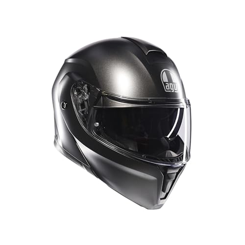 AGV Streetmodular Helmet, Matt Asfalto Grey, L