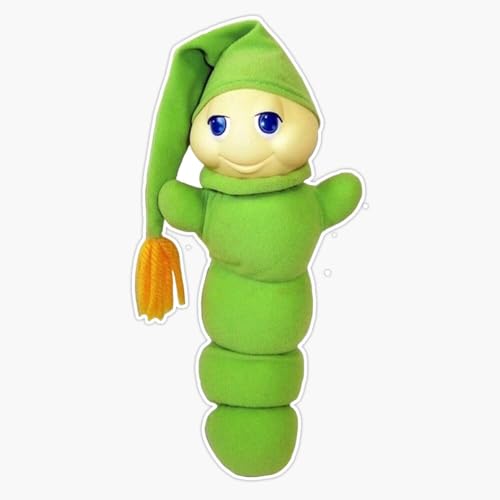 Glo Worm Toy Window Bumper Sticker Decal 5